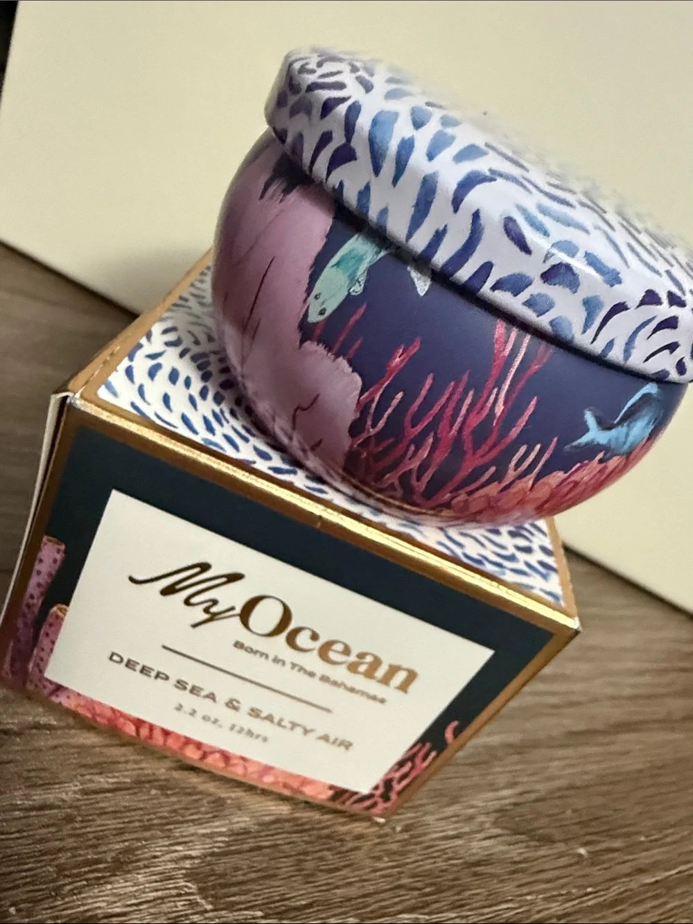 My Ocean - Boutique - Made in Bahamas Coastal - Blue Candle